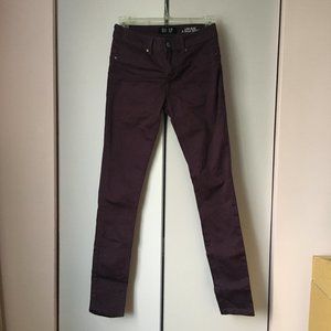 PURPLE SKINNY JEGGING
